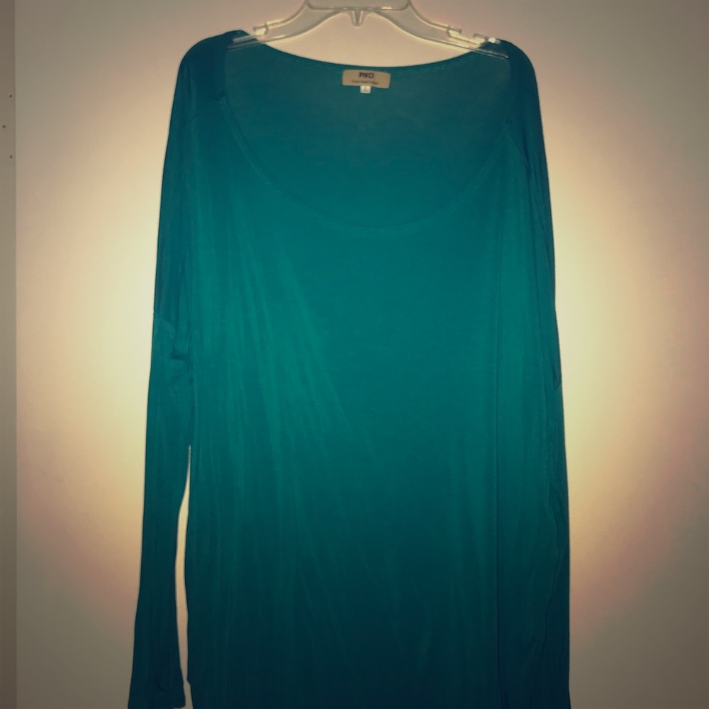 Turquoise Piko Tunic